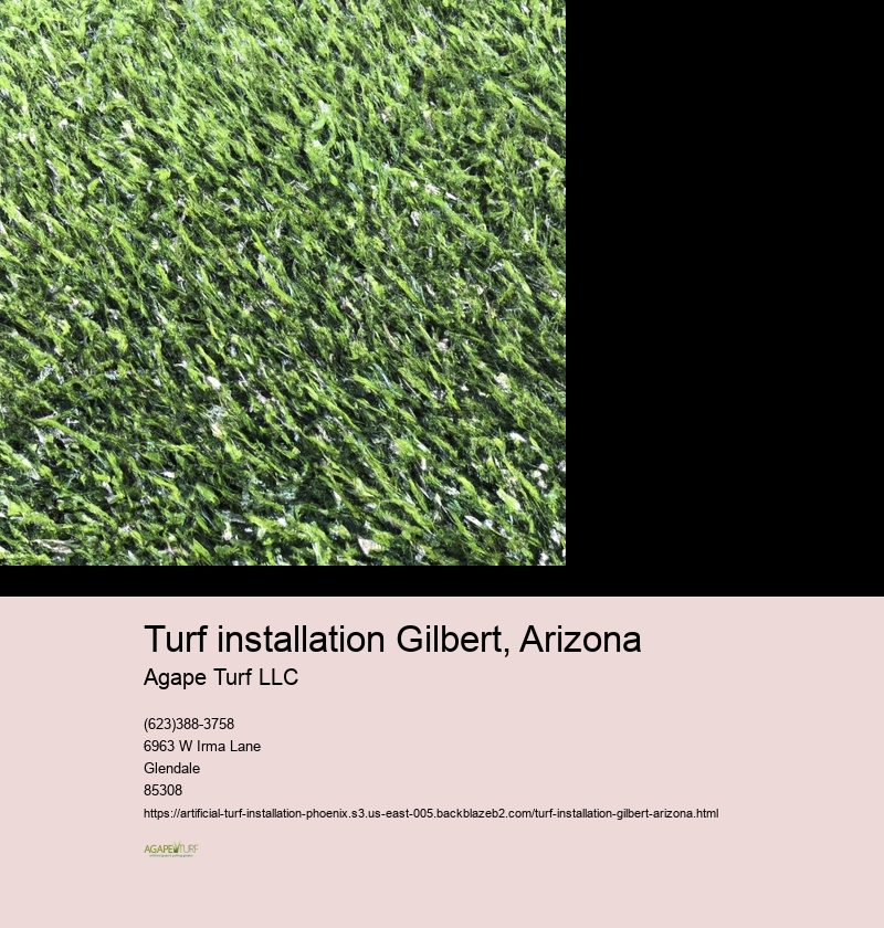 turf installation Gilbert, Arizona