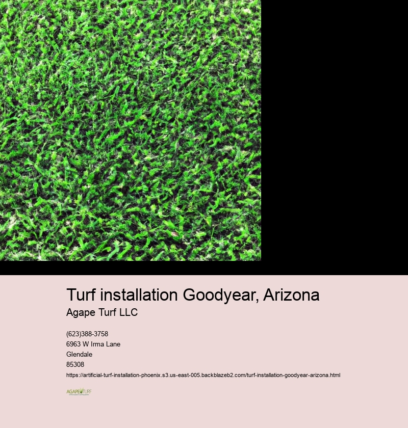 turf installation Goodyear, Arizona