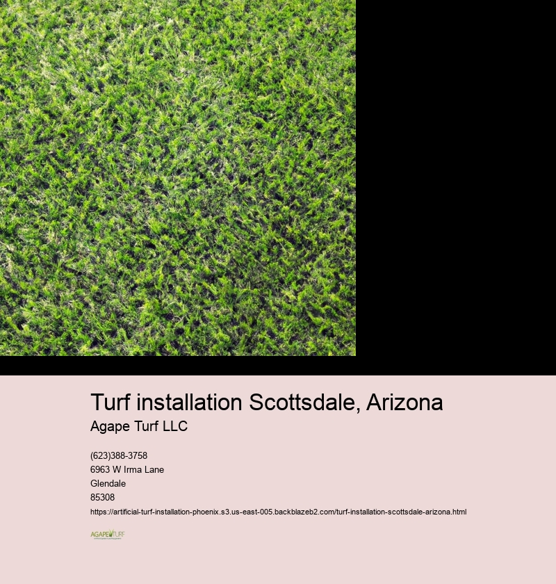 turf installation Scottsdale, Arizona